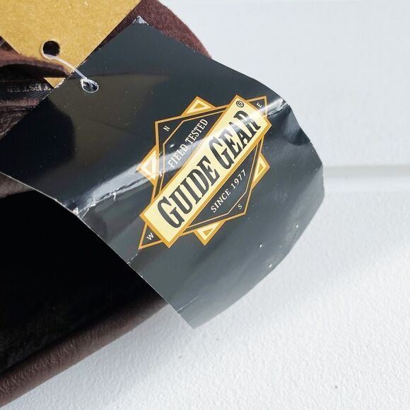 Guide Gear Deerskin Fur-Lined Leather Moccasin Slippers Big & Tall Size 15 NWT - Picture 11 of 12